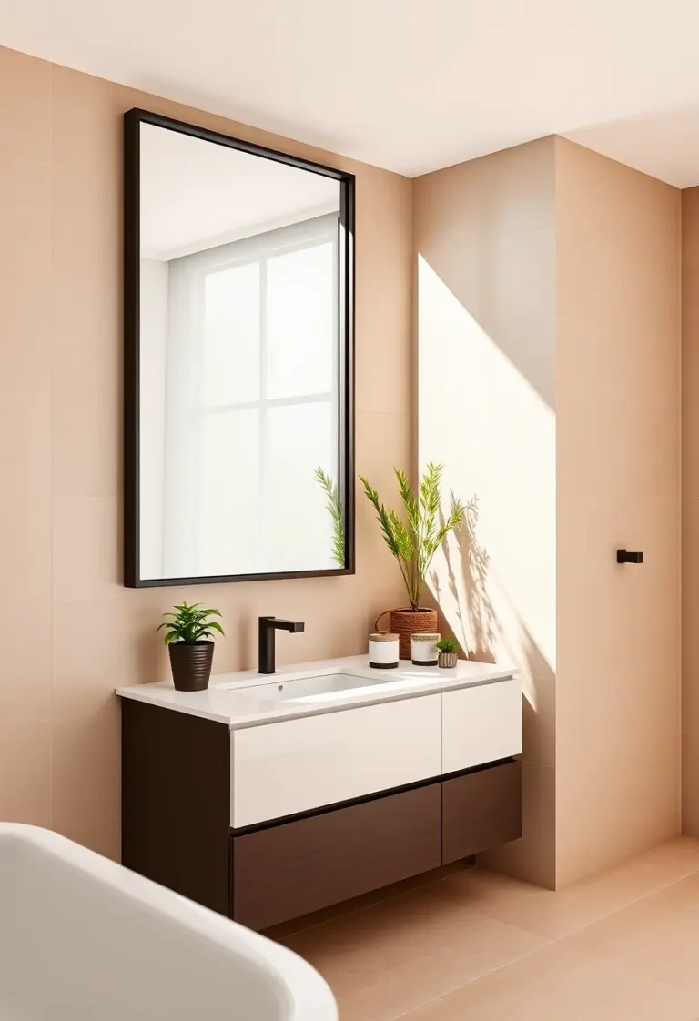 brown bathroom ideas 1