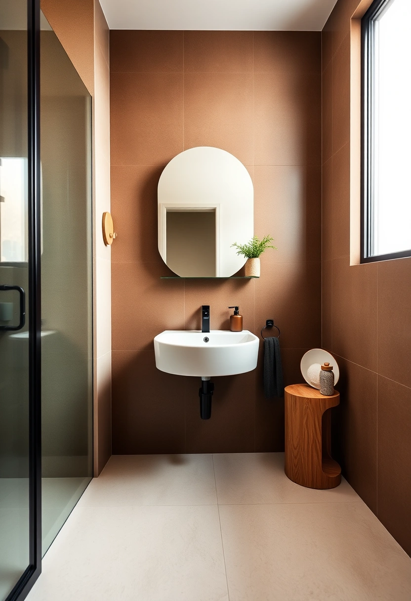 brown bathroom ideas 15