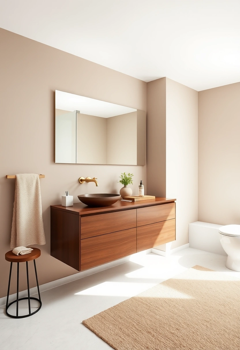 brown bathroom ideas 16