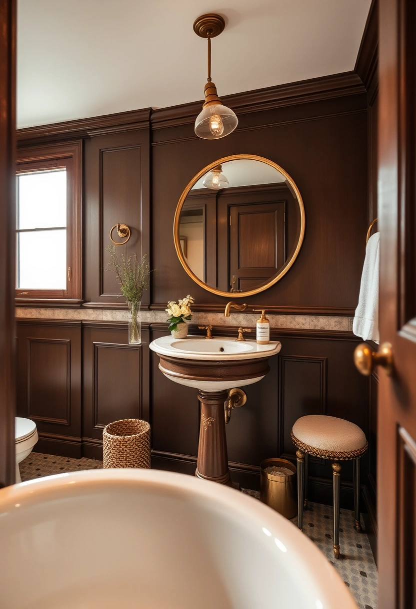 brown bathroom ideas 18