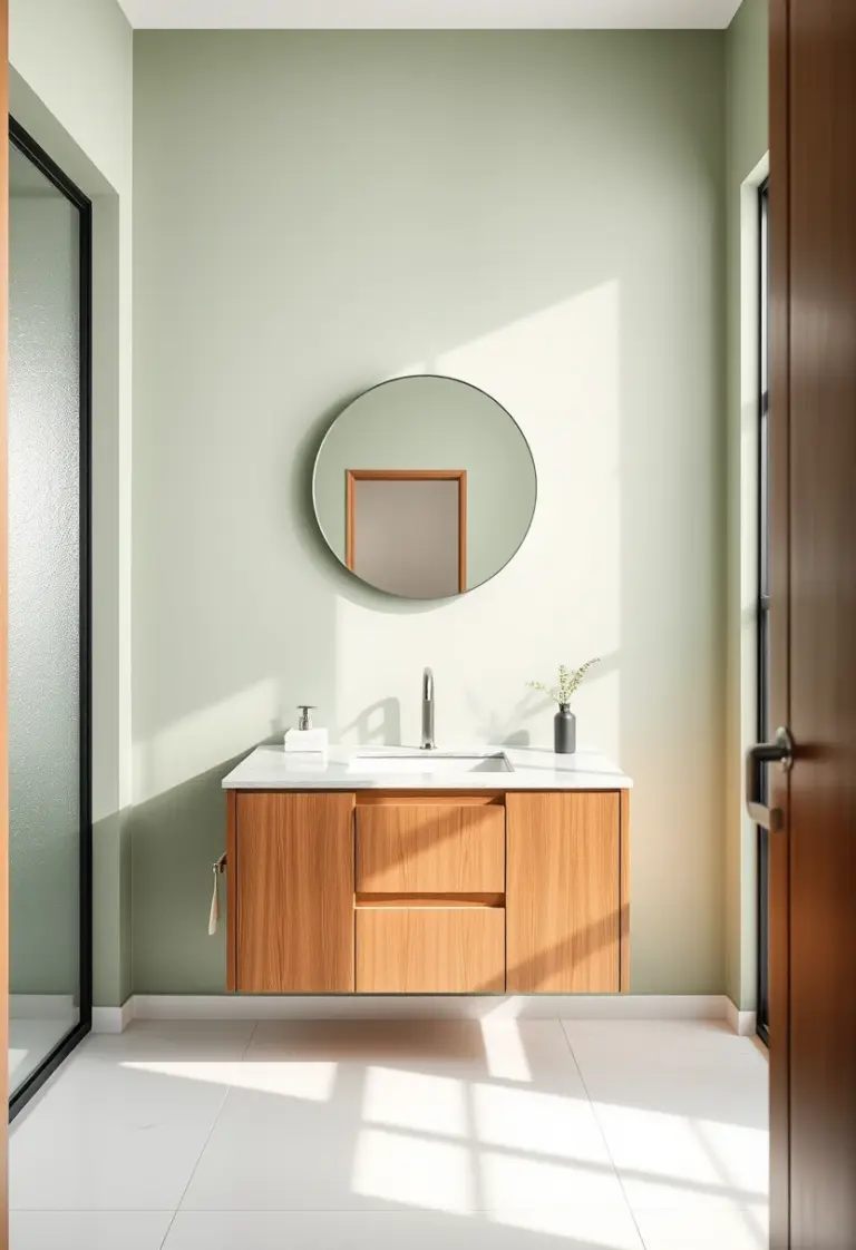 brown vanity bathroom ideas 1