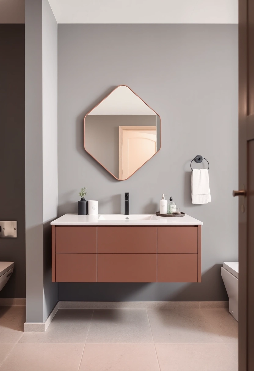 brown vanity bathroom ideas 17