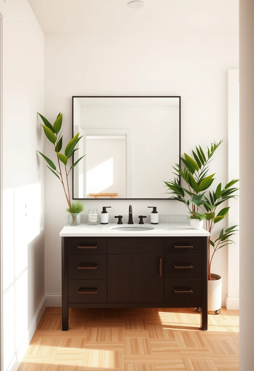 brown vanity bathroom ideas 18