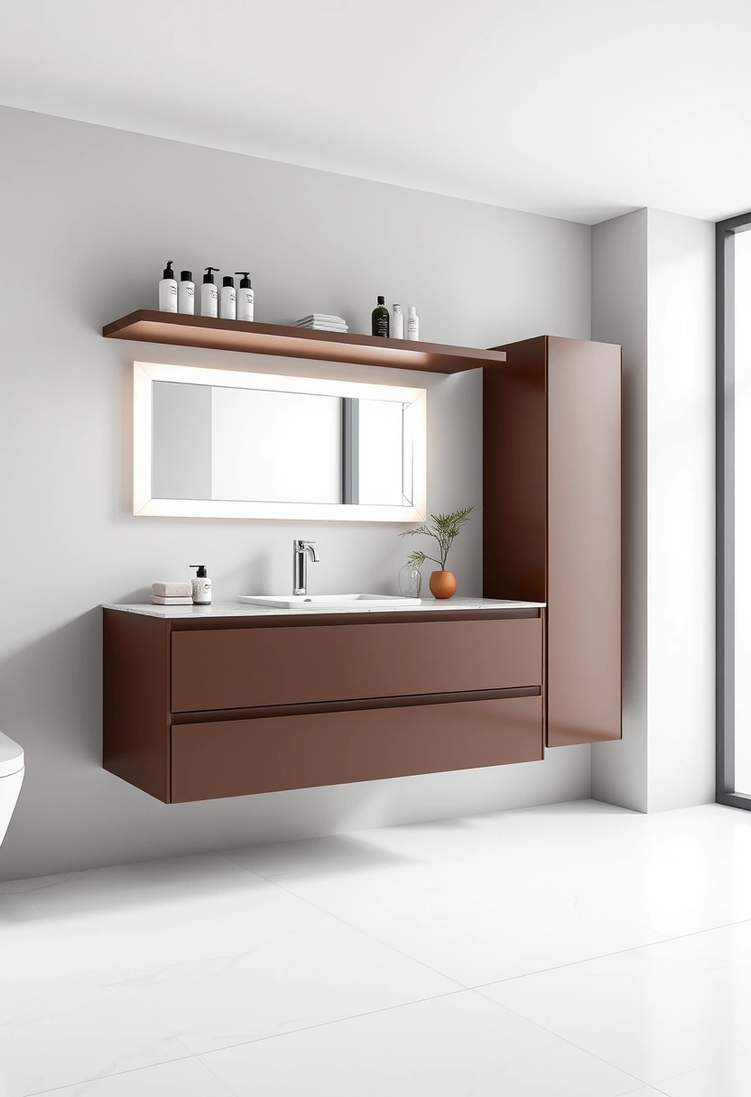 brown vanity bathroom ideas 4