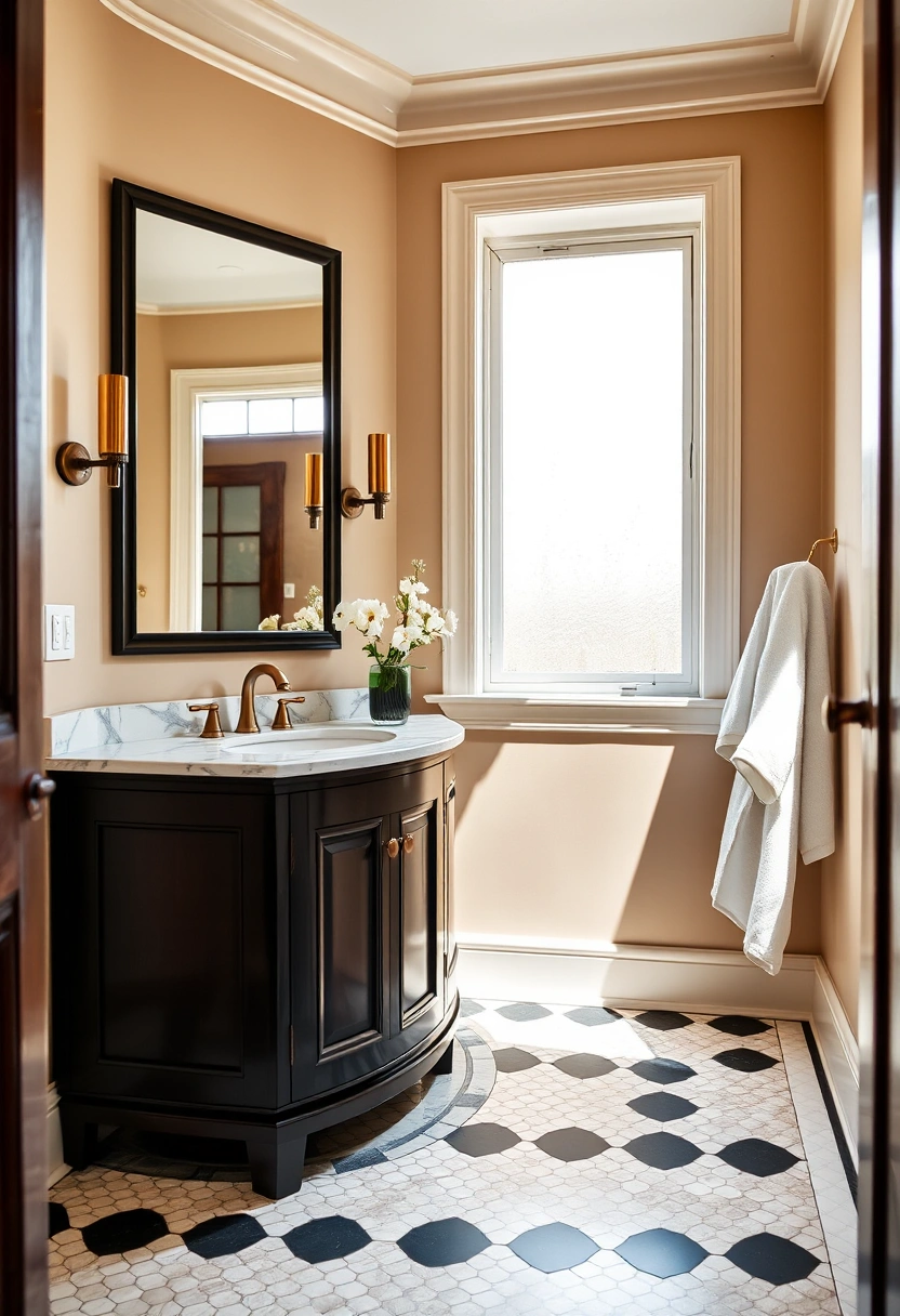 brown vanity bathroom ideas 5