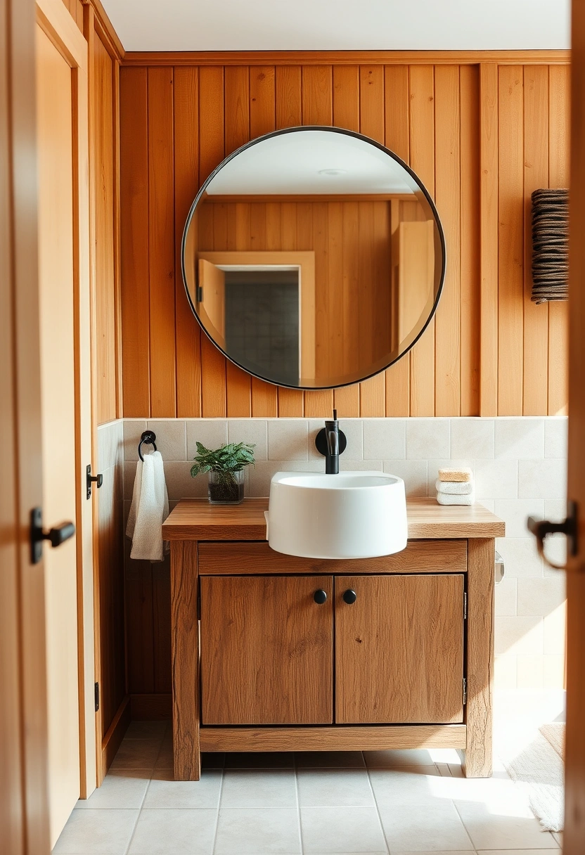 cabin bathroom ideas 15