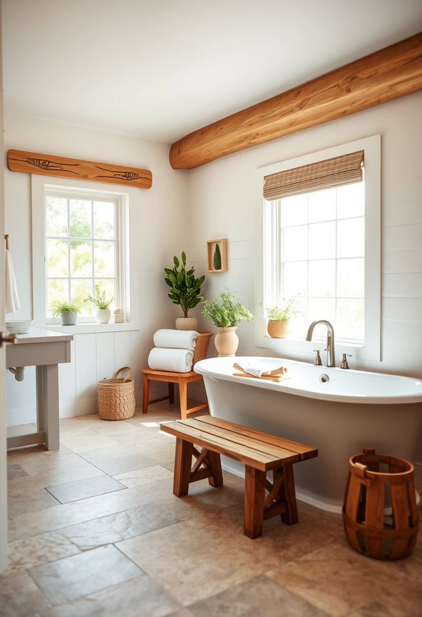 country bathroom ideas 15