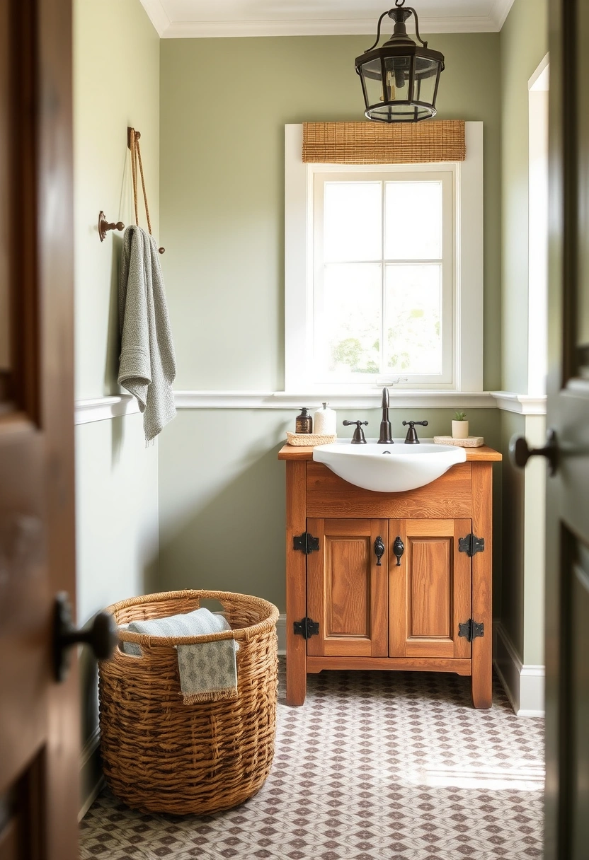 country rustic bathroom ideas 20