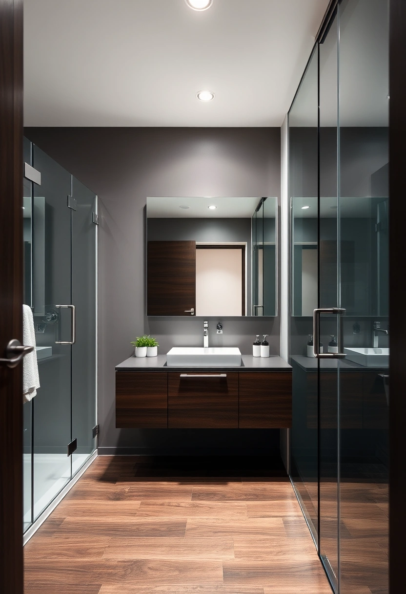 dark brown bathroom ideas 13