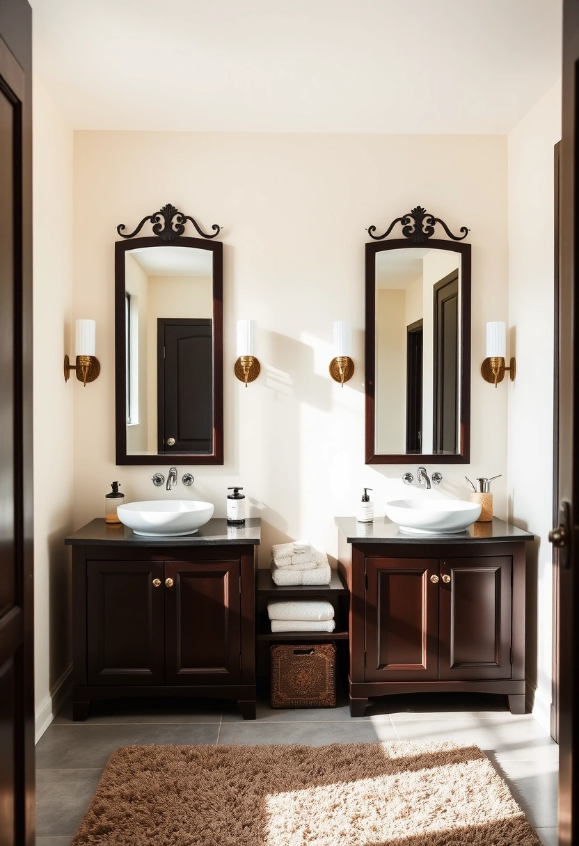 dark brown bathroom ideas 18