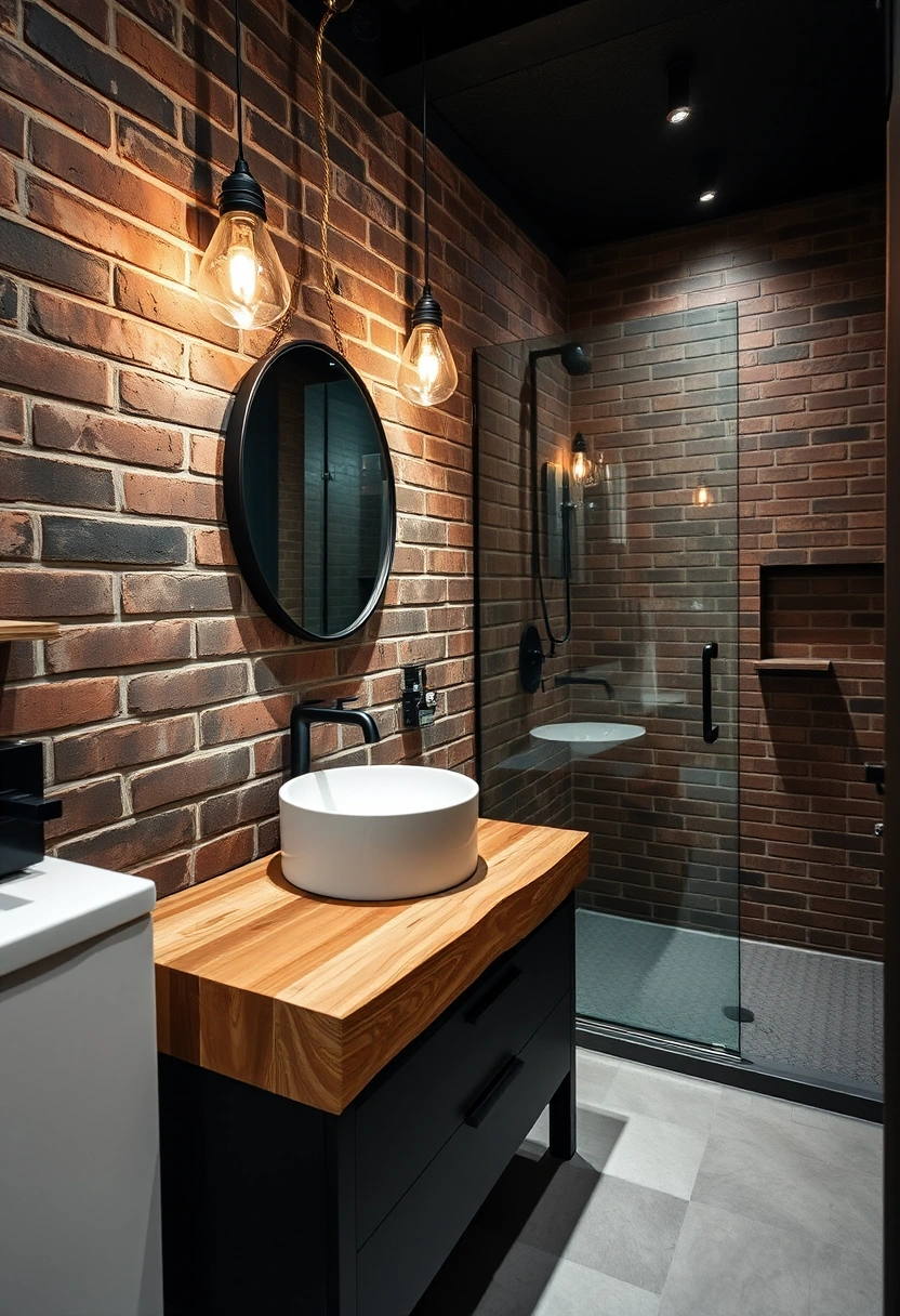 dark brown bathroom ideas 8