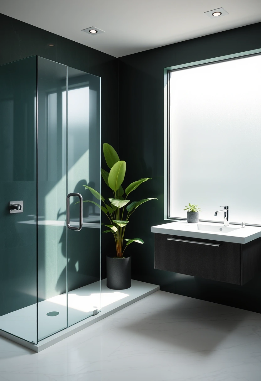 dark green bathroom ideas 3