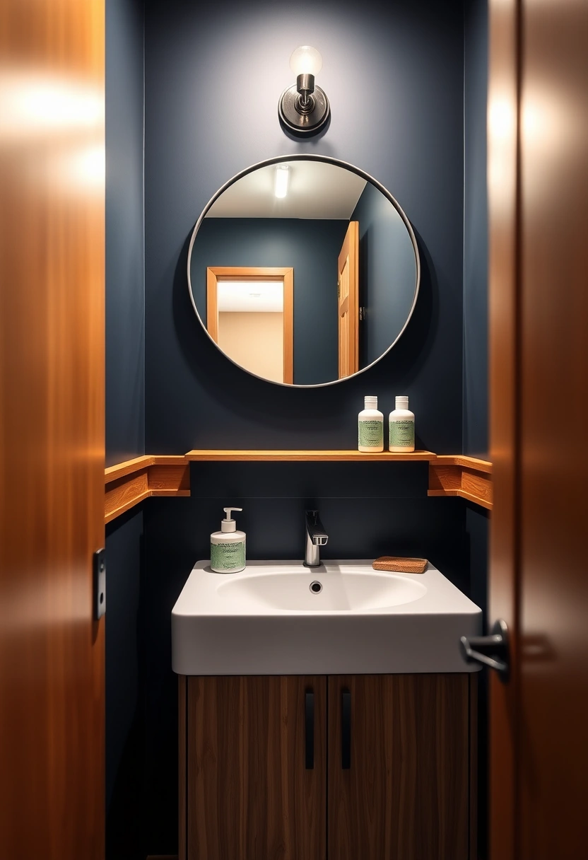 dark small bathroom ideas 13