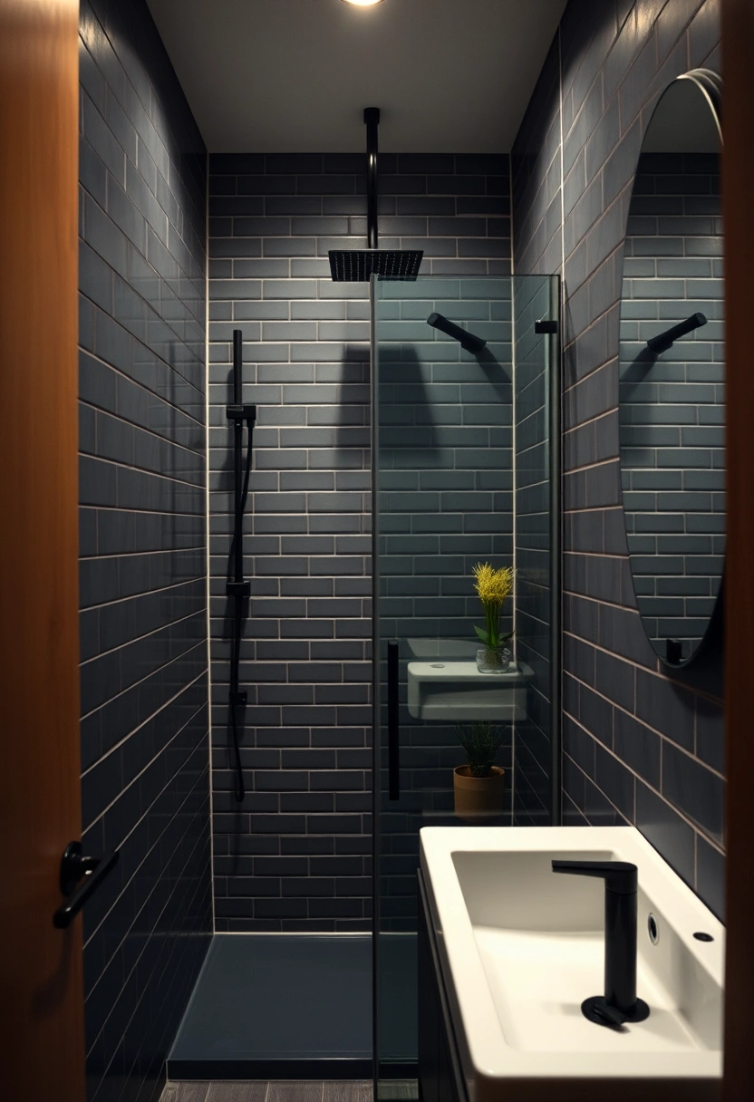 dark small bathroom ideas 17