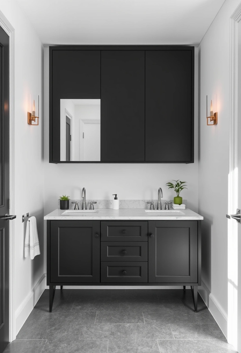 dark vanity bathroom ideas 8