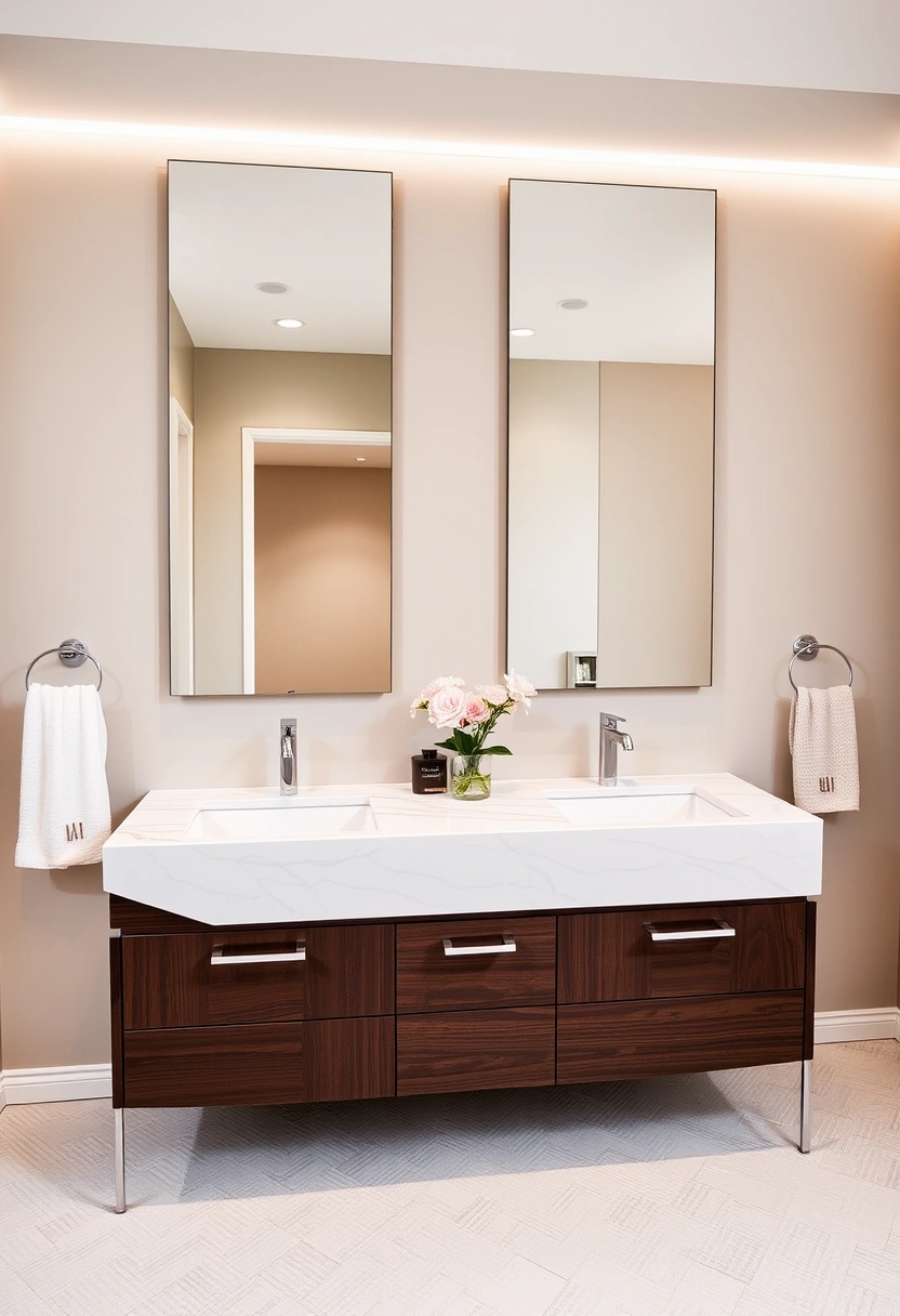 double vanity bathroom ideas 9