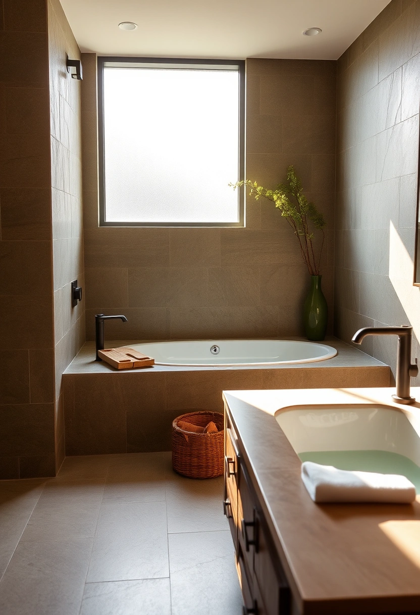 earthy bathroom ideas natural 12