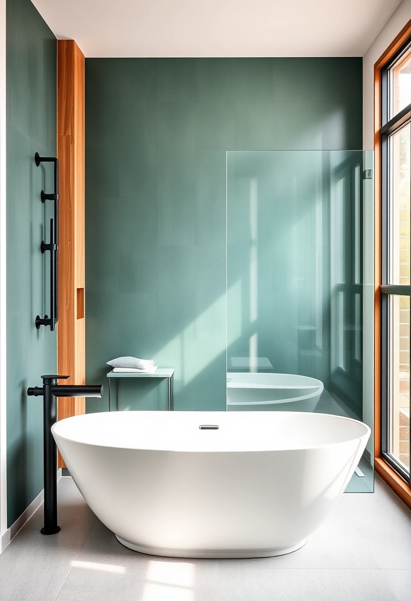 forest green bathroom ideas 19