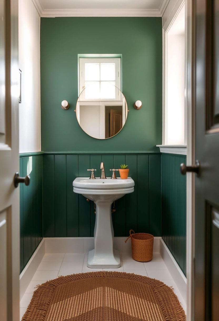 forest green bathroom ideas 20