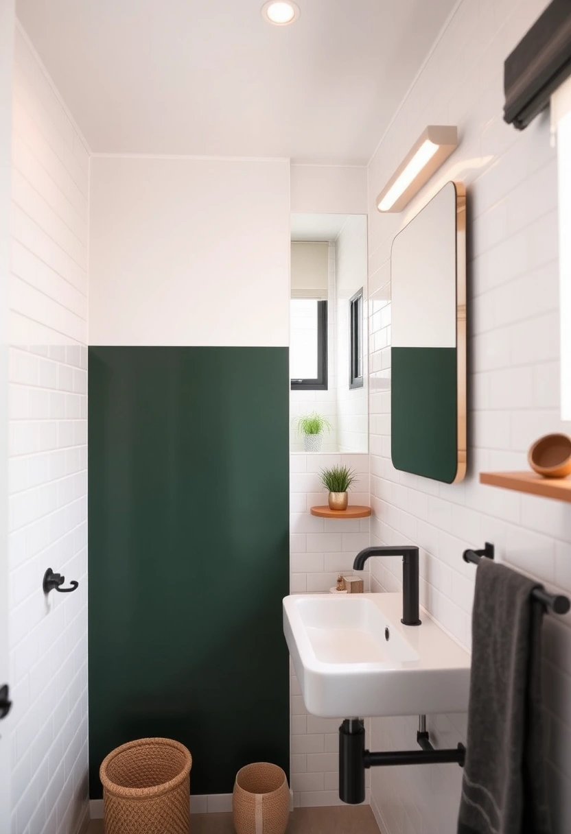 forest green bathroom ideas 6