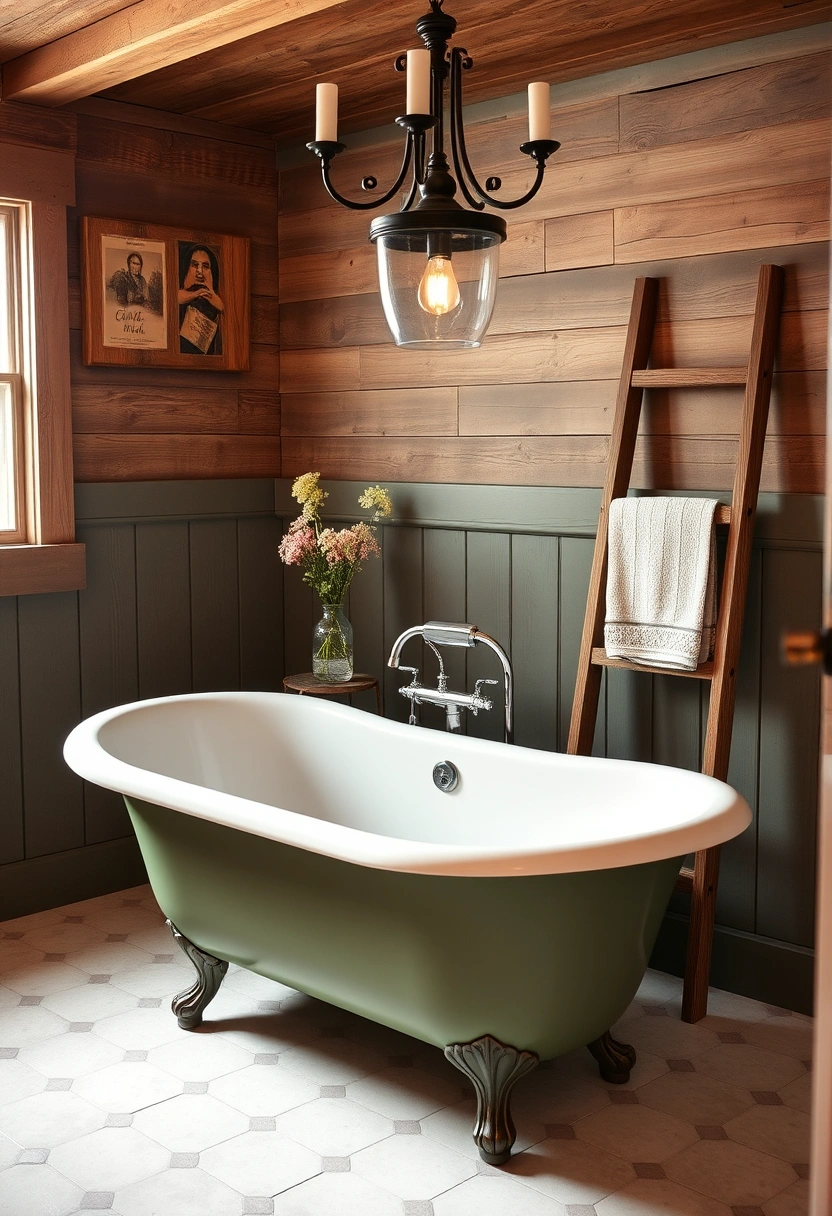 forest green bathroom ideas 8