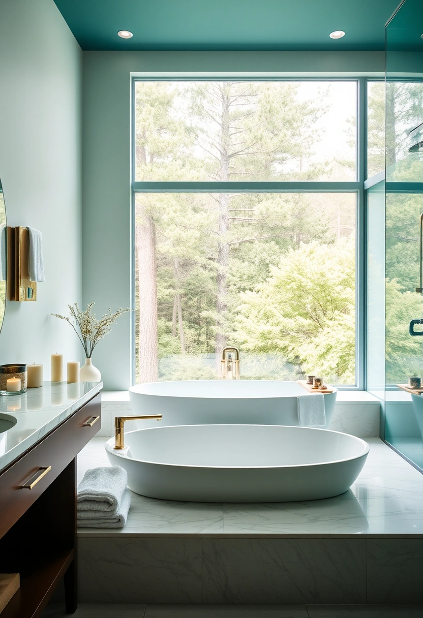 forest green bathroom ideas 9