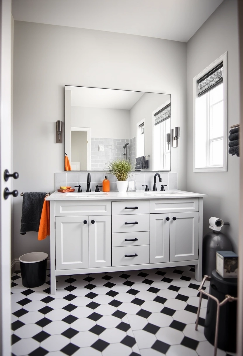 gray and black bathroom ideas 13