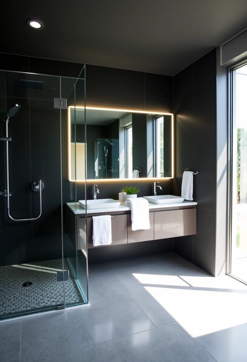 gray and black bathroom ideas 2