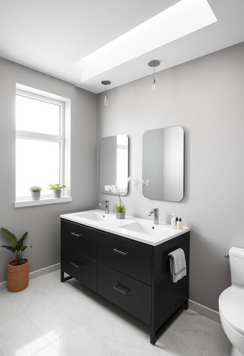 gray and black bathroom ideas 6