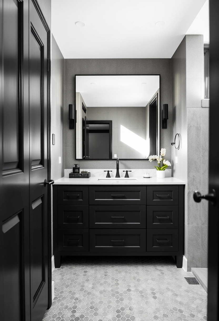 gray and black bathroom ideas 9