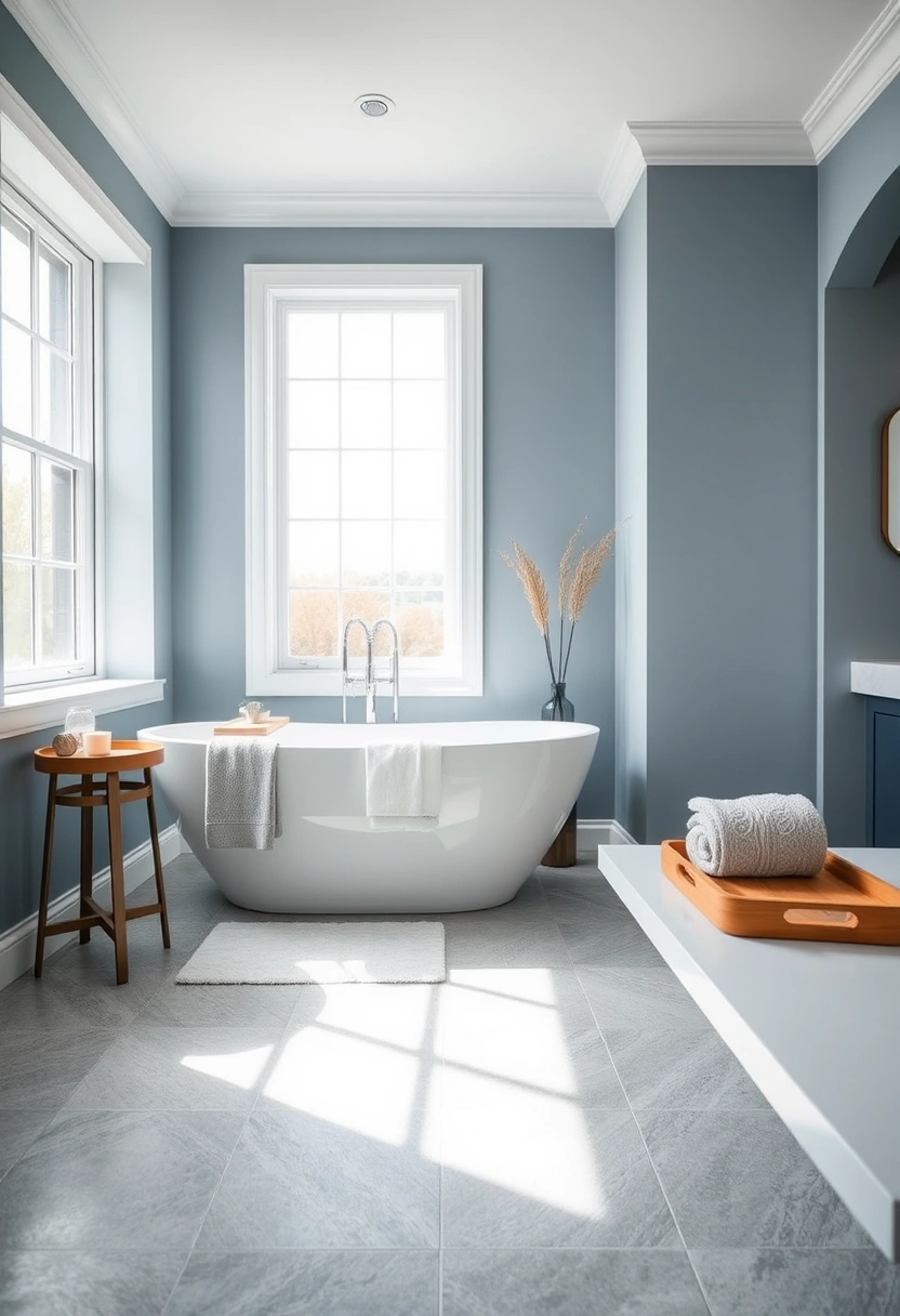 gray and blue bathroom ideas 14