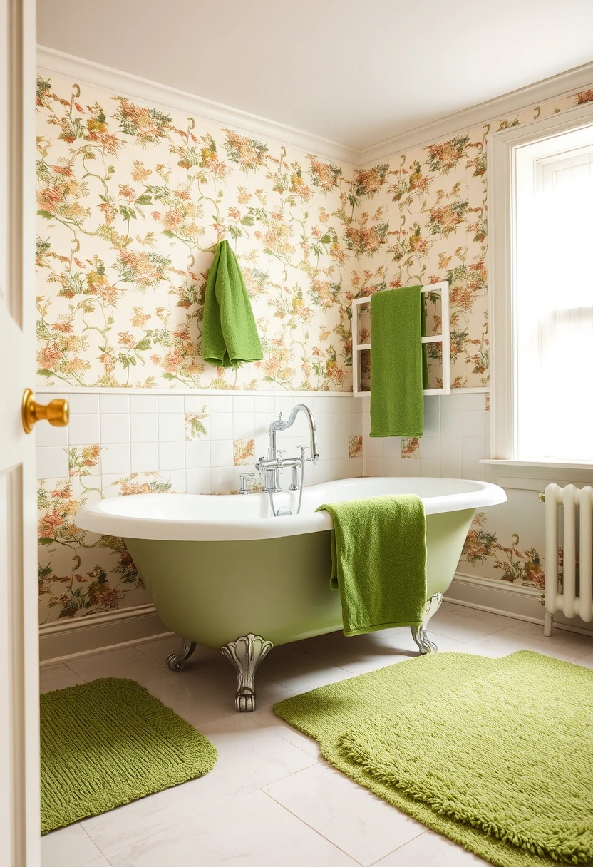 green bathroom ideas 12