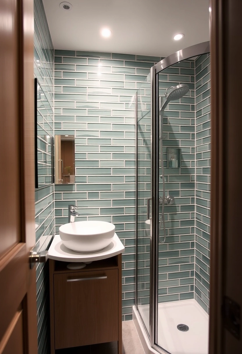 green bathroom tile ideas 10