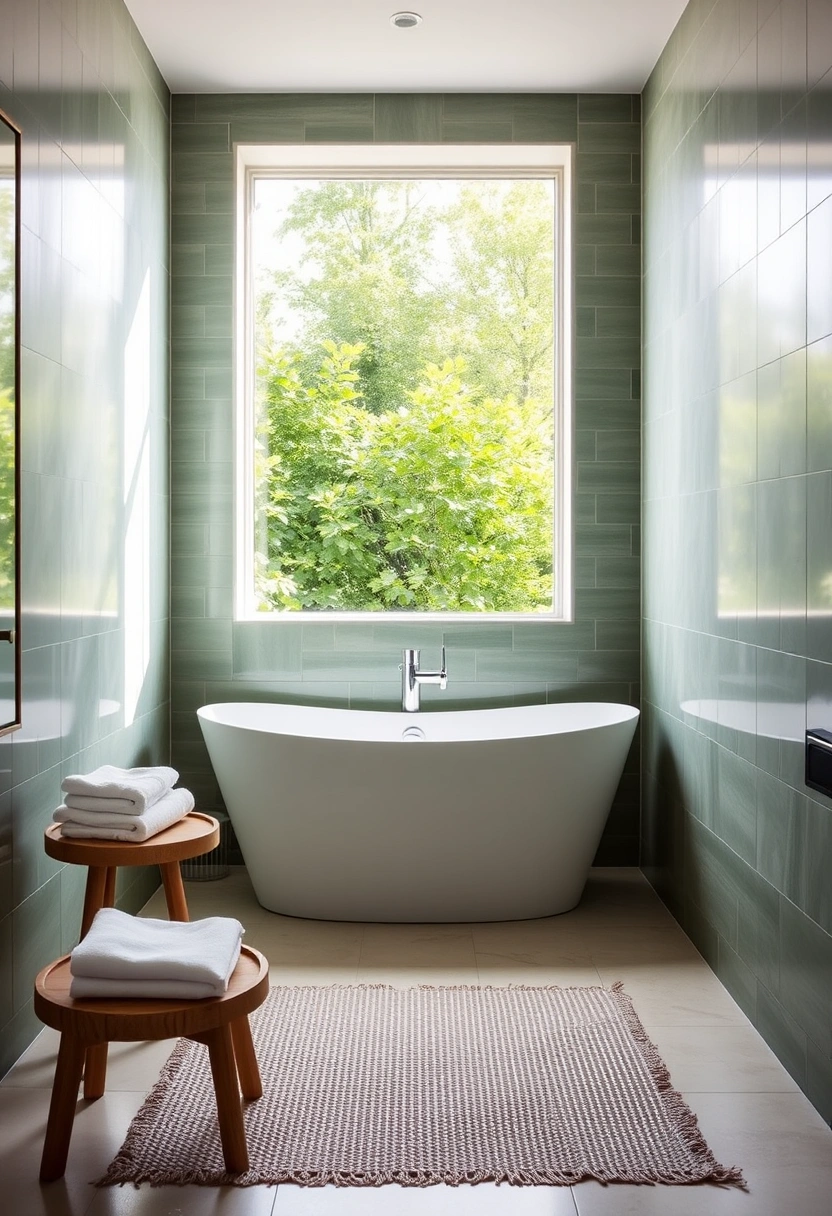 green bathroom tile ideas 13