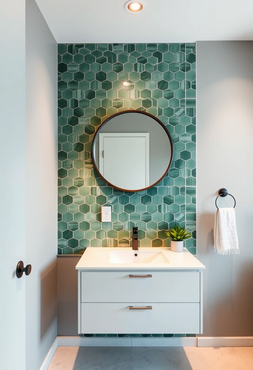 green bathroom tile ideas 3