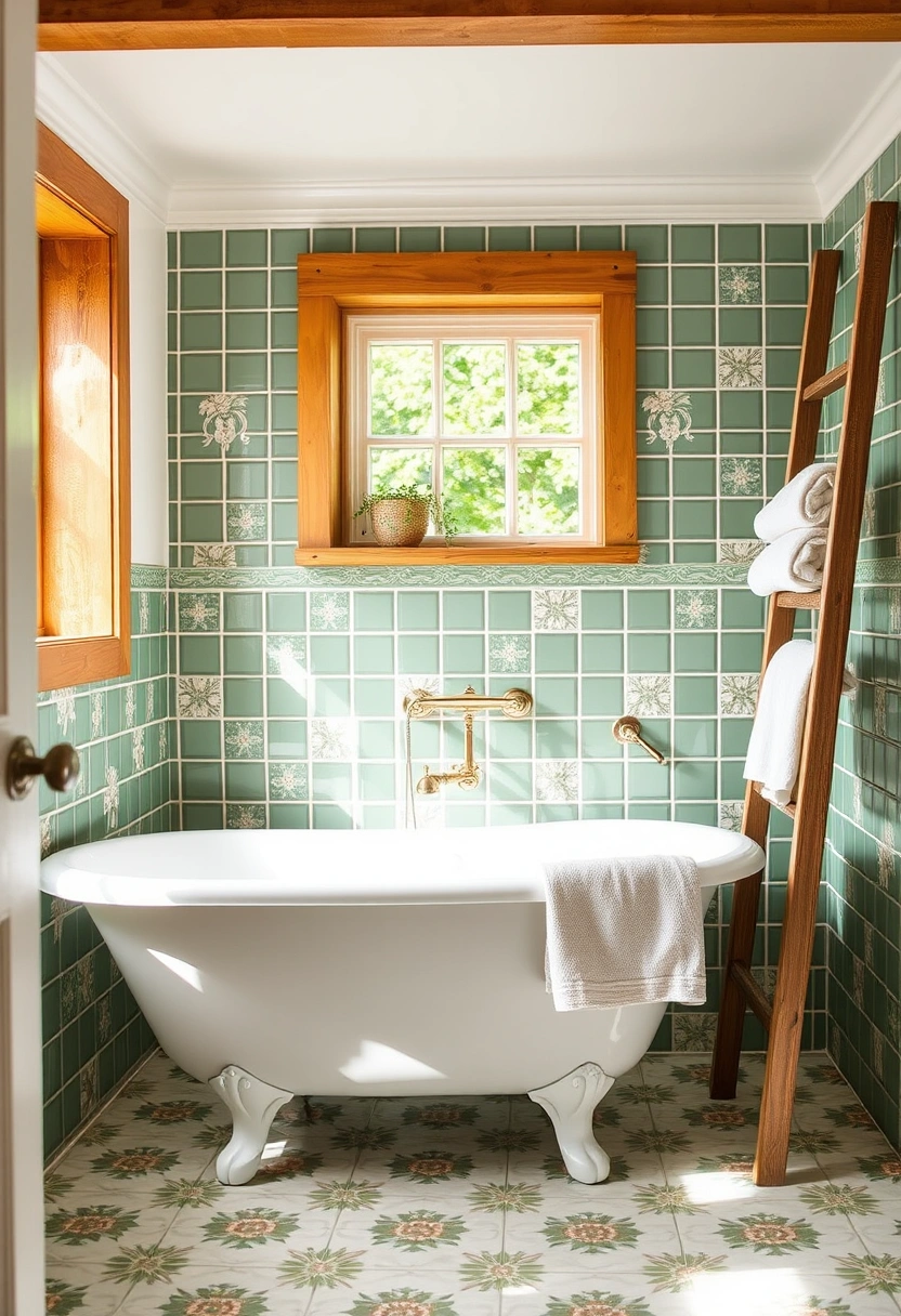 green bathroom tile ideas 6