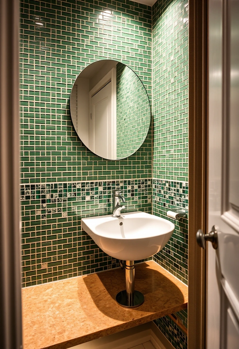 green bathroom tile ideas 8