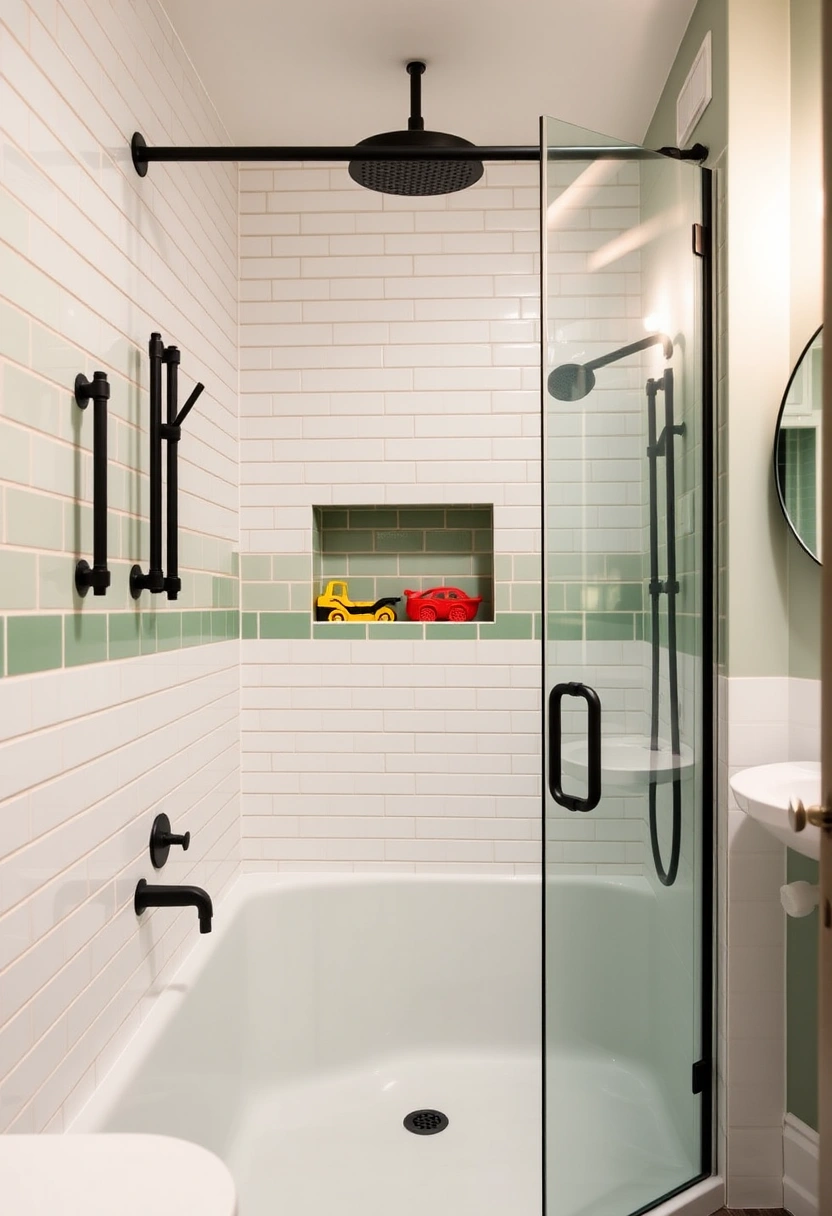 green bathroom tile ideas 9