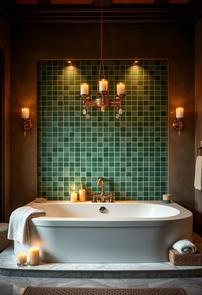 green tile bathroom ideas 17