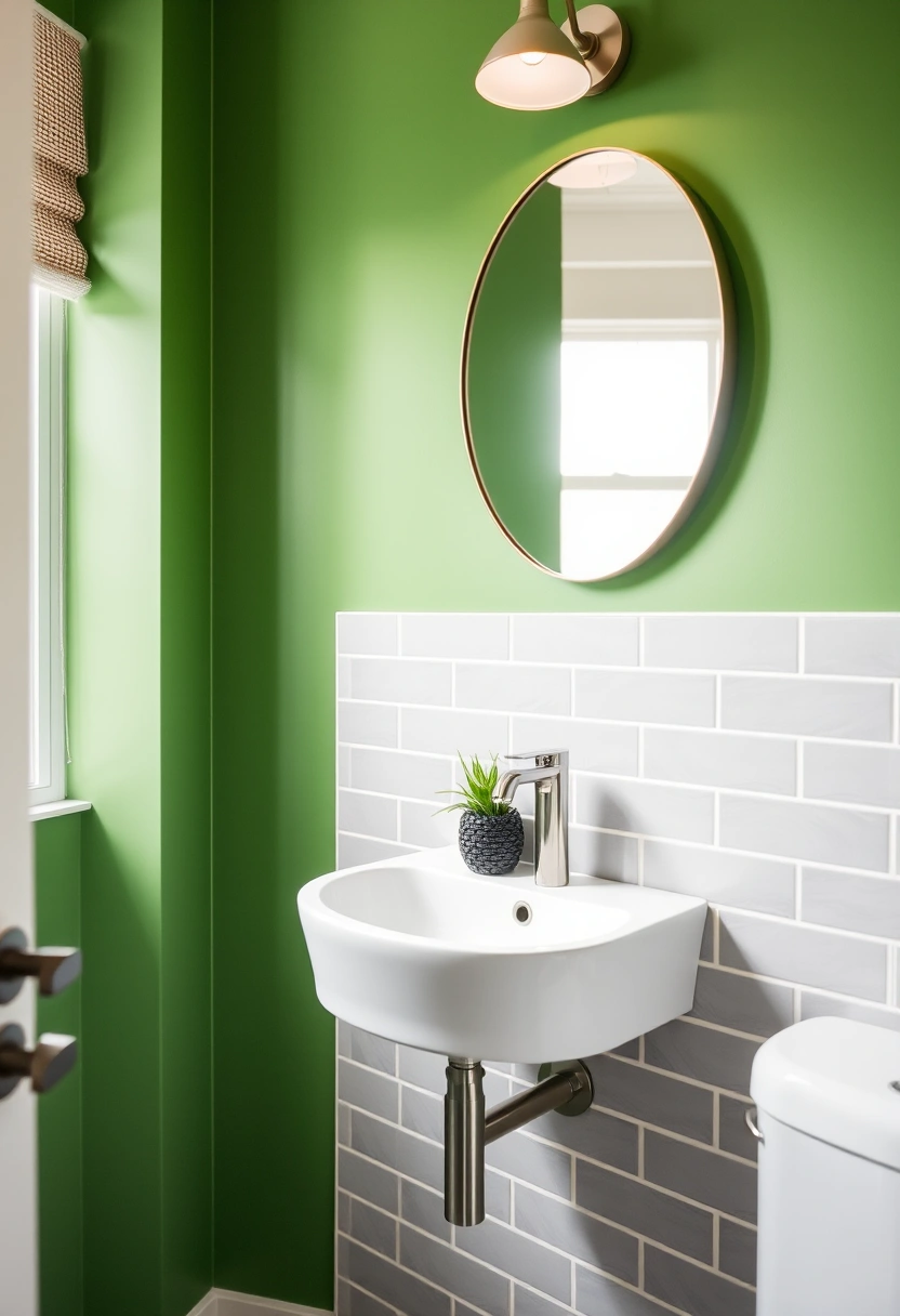 grey and green bathroom ideas 12