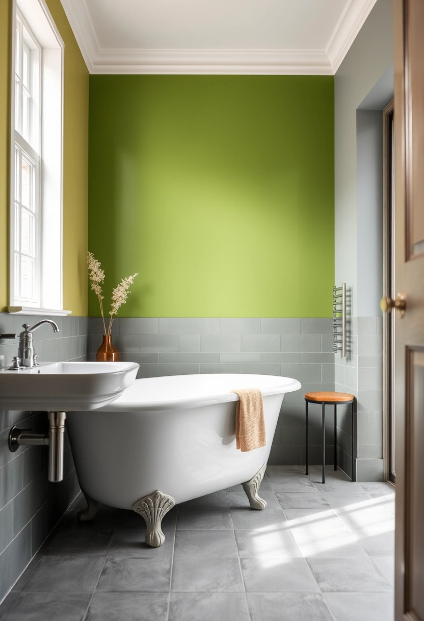 grey and green bathroom ideas 8