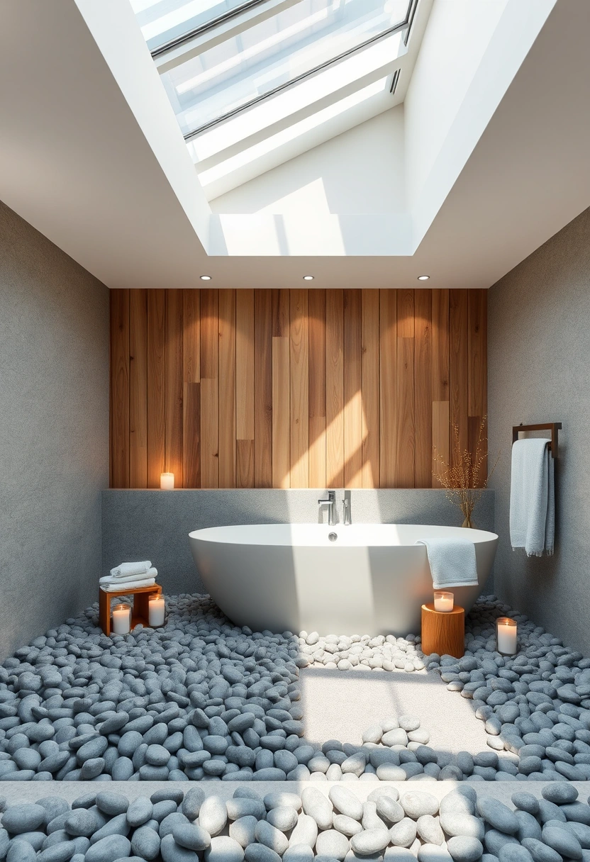 grey and wood bathroom ideas 12