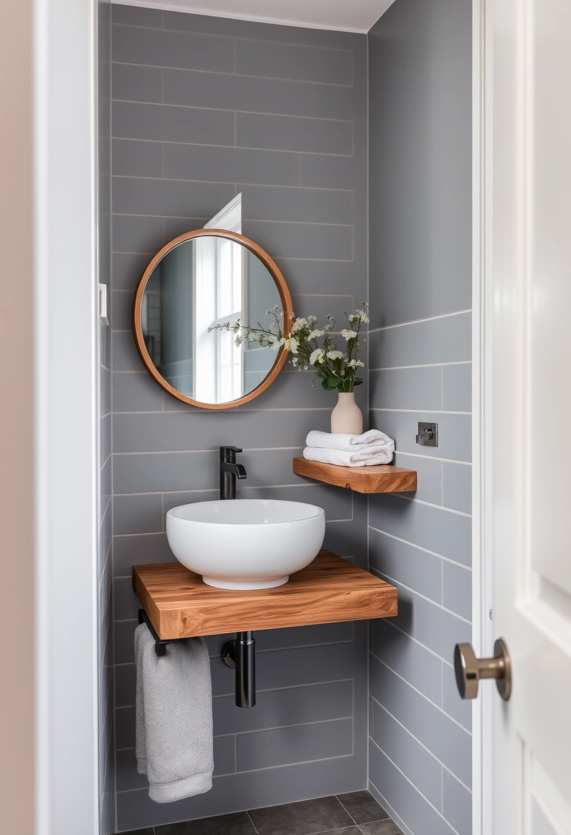 grey and wood bathroom ideas 3