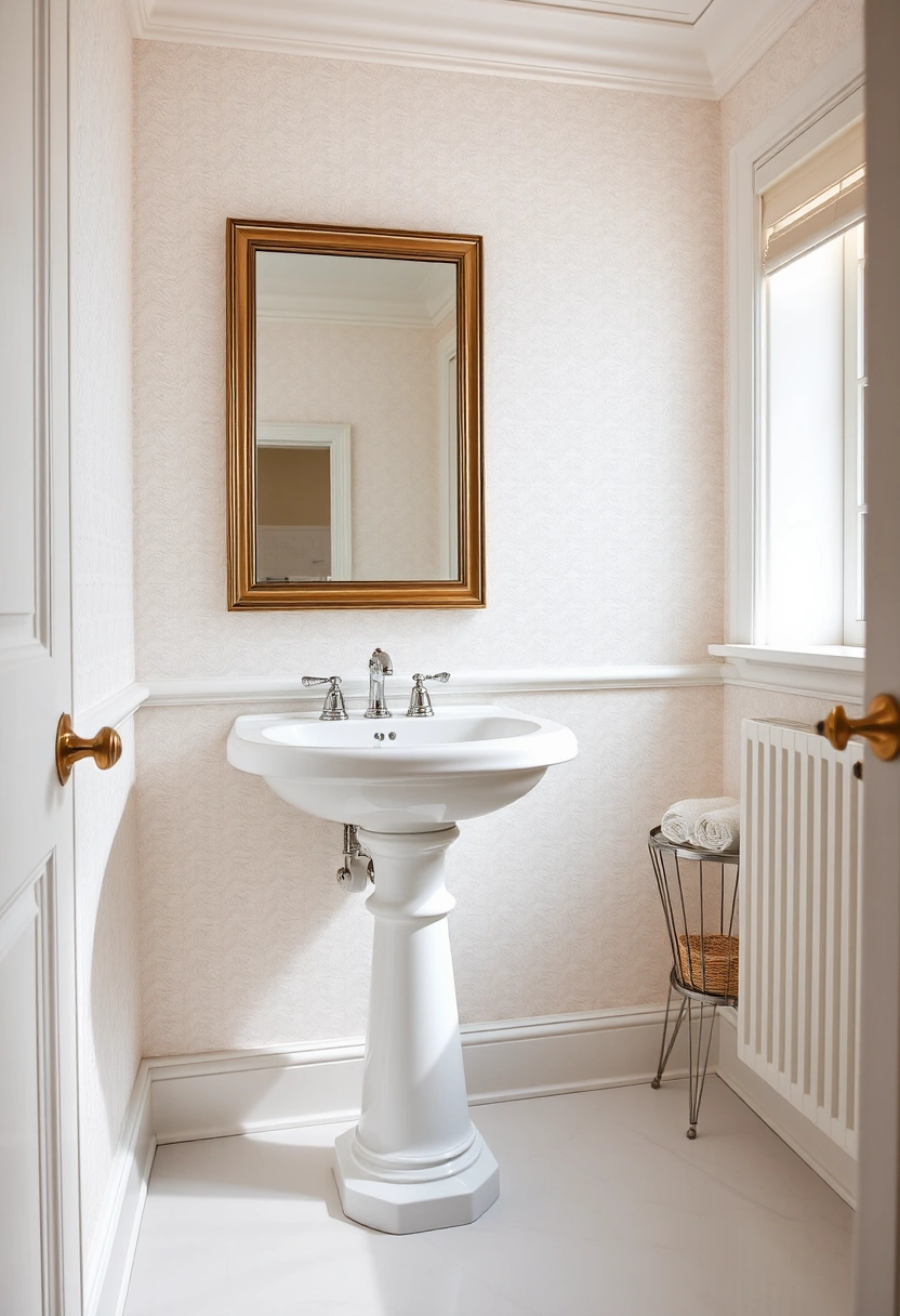 half bathroom ideas wallpaper 13