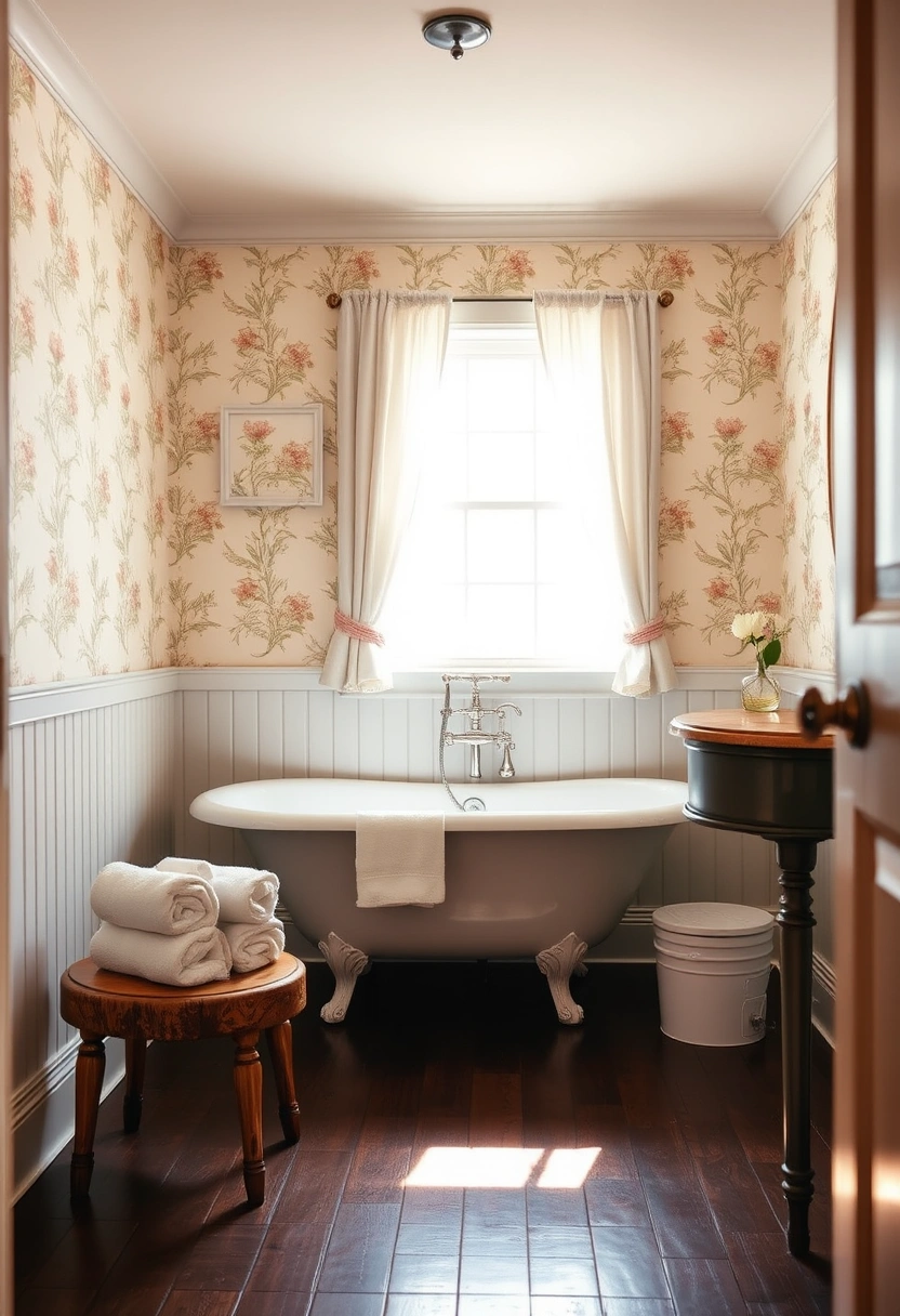 half bathroom ideas wallpaper 5