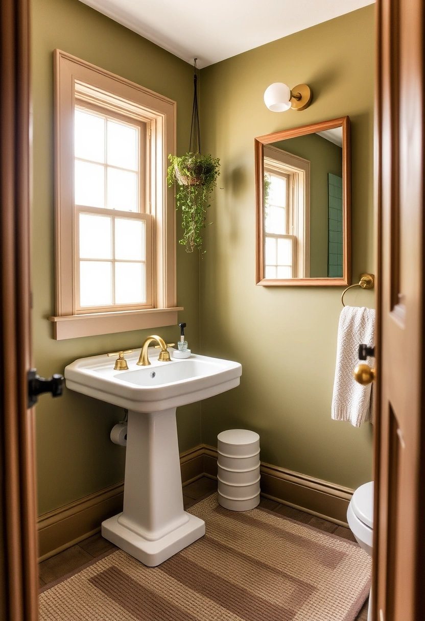 half bathroom ideas with pedestal sink 14