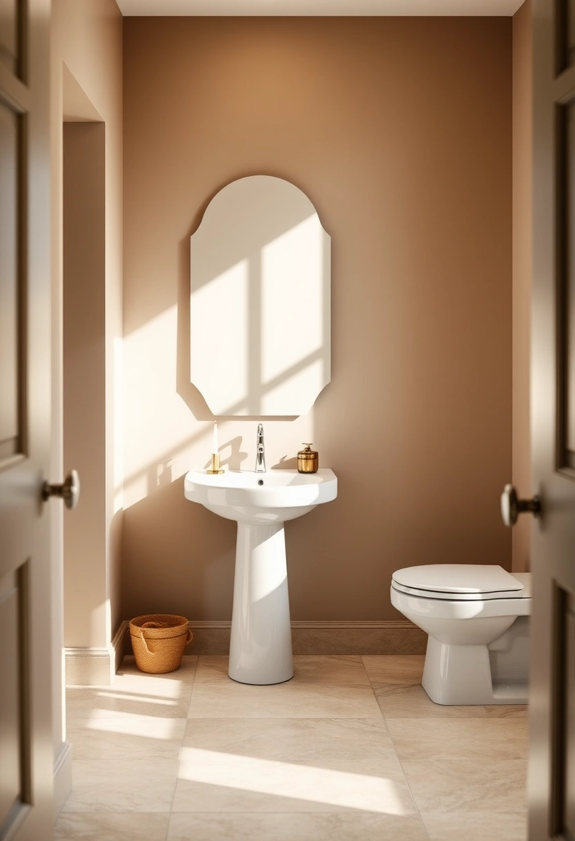 half bathroom ideas with pedestal sink 6