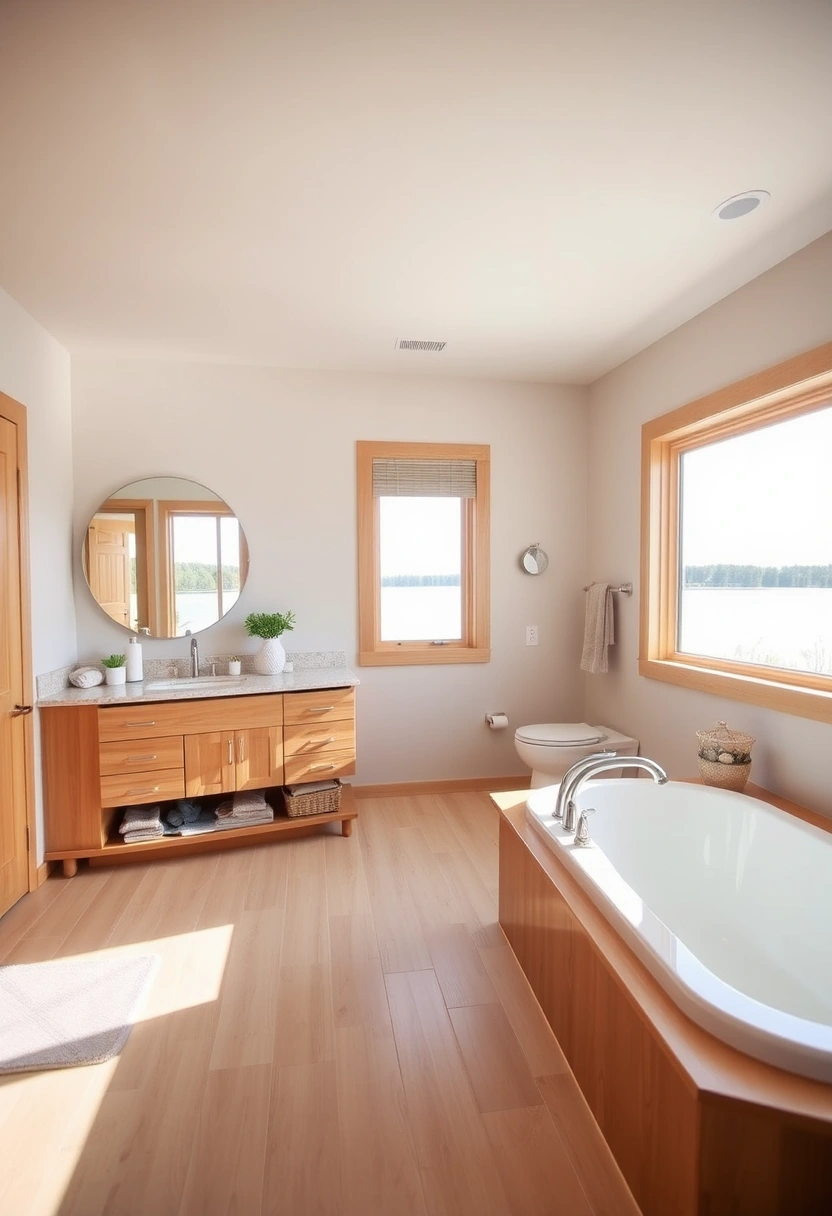 lake house bathroom ideas 20