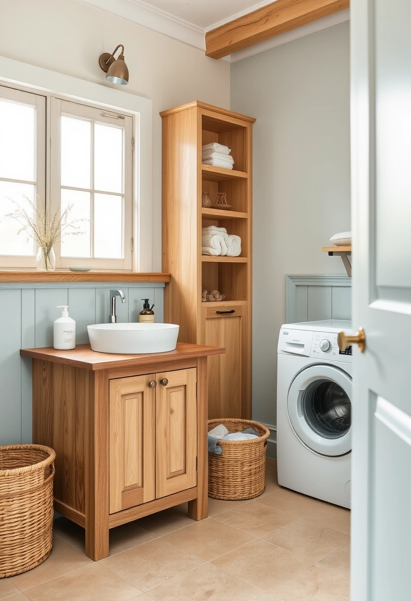 laundry in bathroom ideas 3