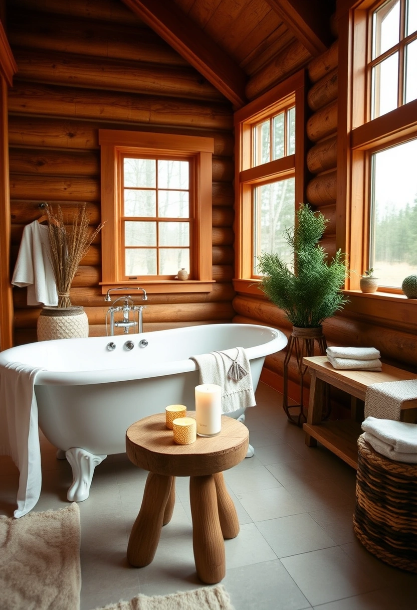 log cabin bathroom ideas 13